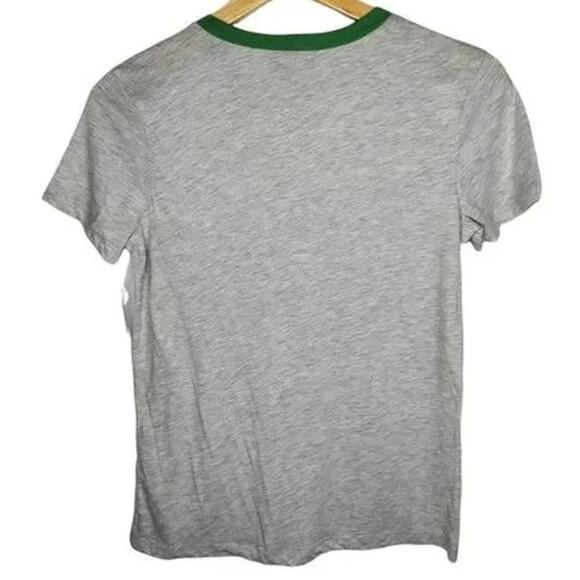 Halogen "All Luck" Embroidered St. Patrick's Day Tee Sz XXS/2X Small in Grey NWT - Picture 3 of 7